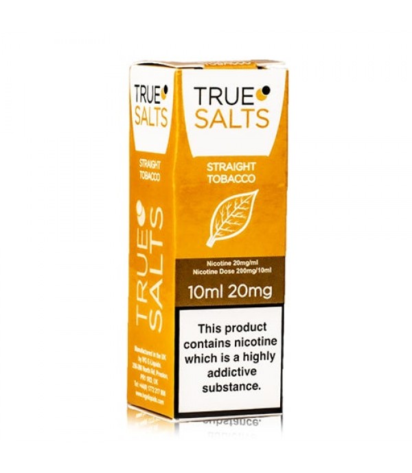 Straight Tobacco 10ml Nic Salt By True Salts