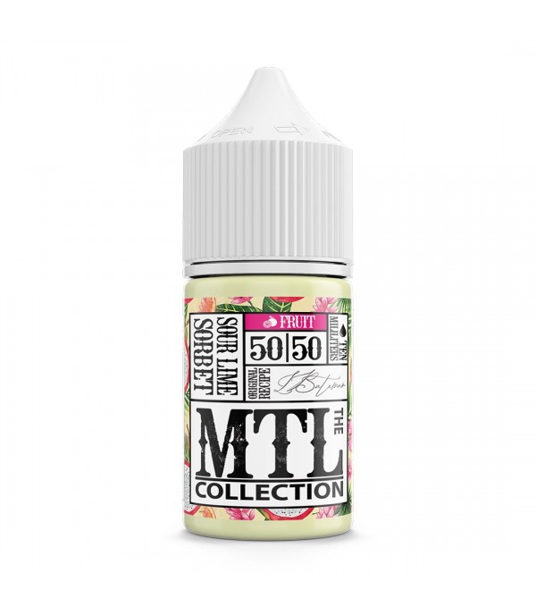 Sour Lime Sorbet 10ml MTL 50/50 Shortfill By Prime Vapes