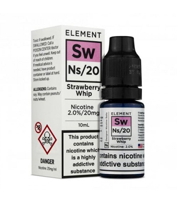 Strawberry Whip 10ml Nic Salt By Element