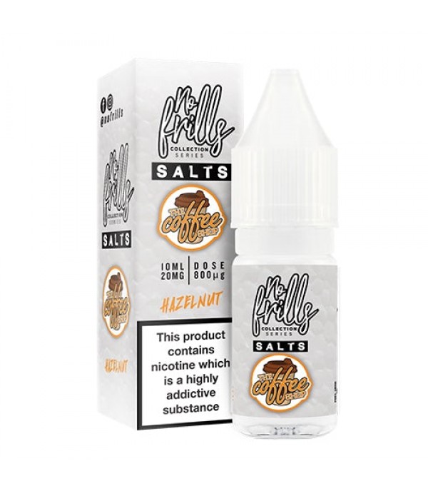 Hazelnut Coffee 10ml Nic Salt By No Frills