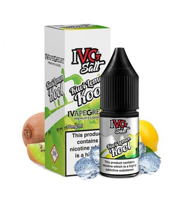 Kiwi Lemon Kool 10ml Nic Salt By IVG