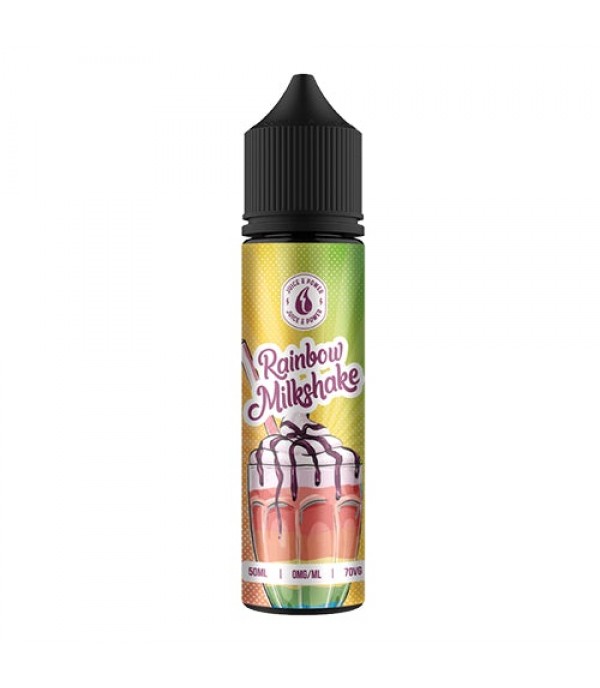 Rainbow Milkshake 50ml Shortfill By Juice & Power