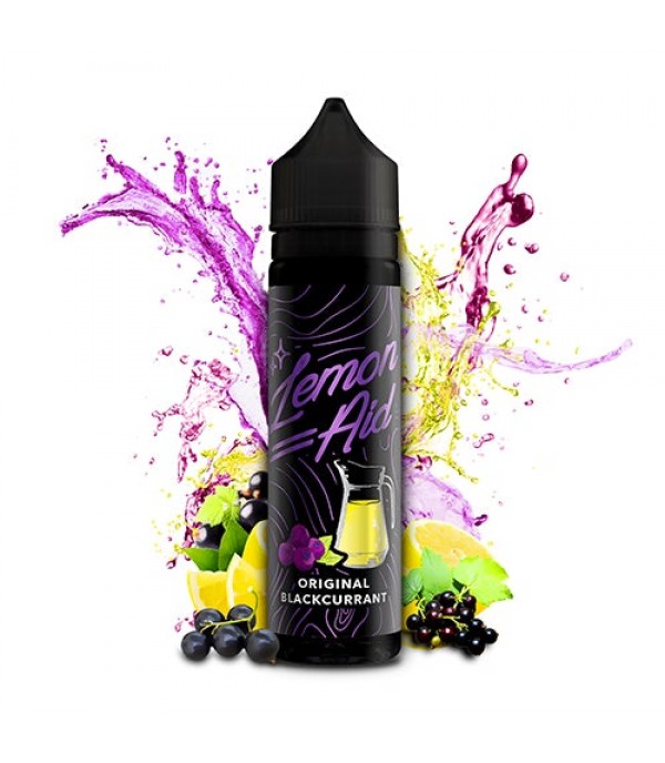 Original Blackcurrant 50ml Shortfill By Lemon-Aid