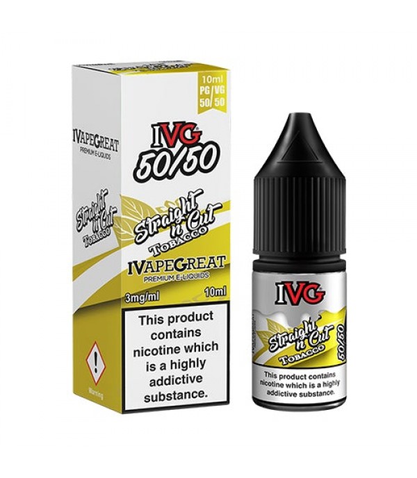 Straight Cut Tobacco 10ml E Liquid By IVG