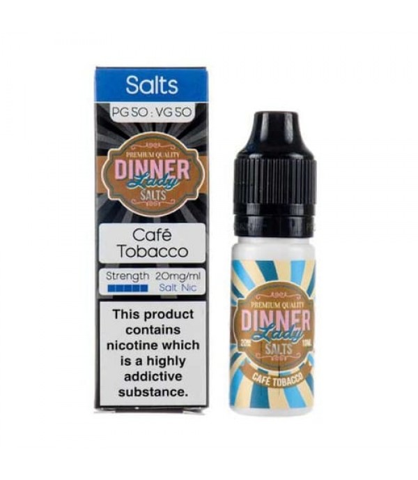 Cafe Tobacco 10ml Nic Salt By Dinner Lady