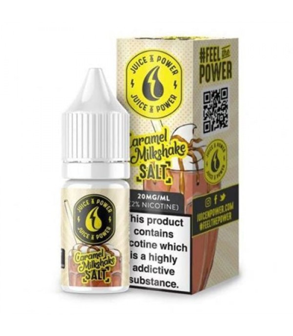 Caramel Milkshake 10ml Nic Salt By Juice & Power