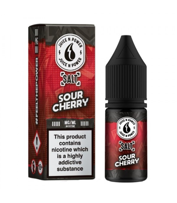 Middle East Sour Cherry 10ml Nic Salt By Juice & Power