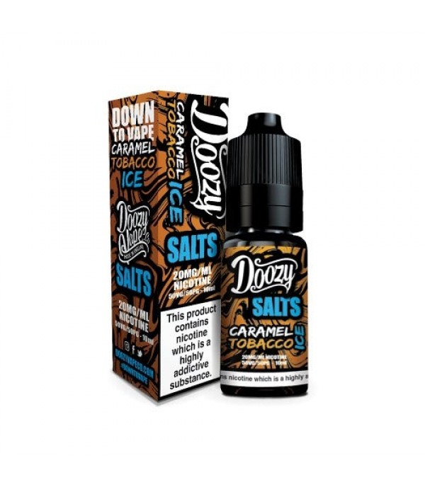 Caramel Tobacco Ice 10ml Nic Salt By Doozy Vape Co