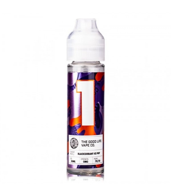 Blackcurrant Ice Pop 50ml Shortfill By The Good Life Vape Co