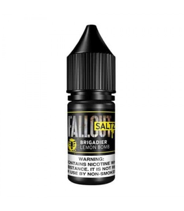 Brigadier Lemon Bomb 10ml Nic Salt By Fallout Vape