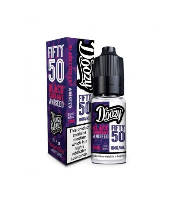 Blackcurrant Aniseed 10ml Eliquid By Doozy Vape Co