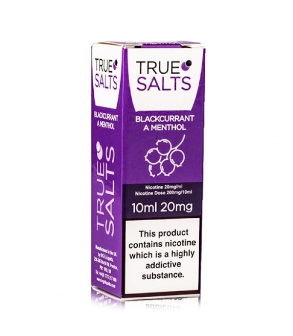 Blackcurrant A Menthol 10ml Nic Salt By True Salts