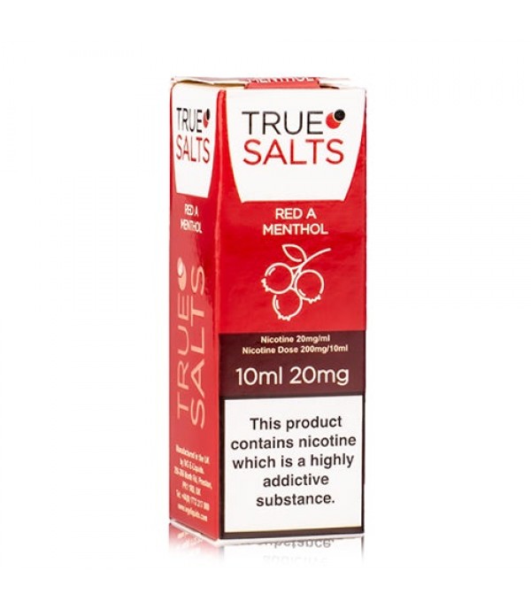 Red A Menthol 10ml Nic Salt By True Salts