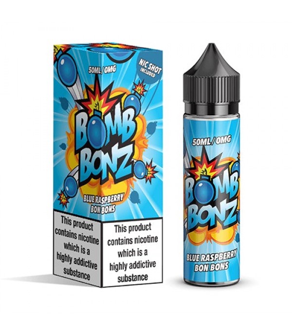 Blue Raspberry Bon Bon 50ml Shortfill By Bomb Bonz