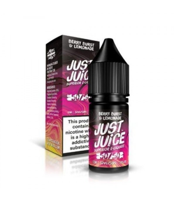 Fusion Berry Burst & Lemonade By Just Juice 10ml Eliquid