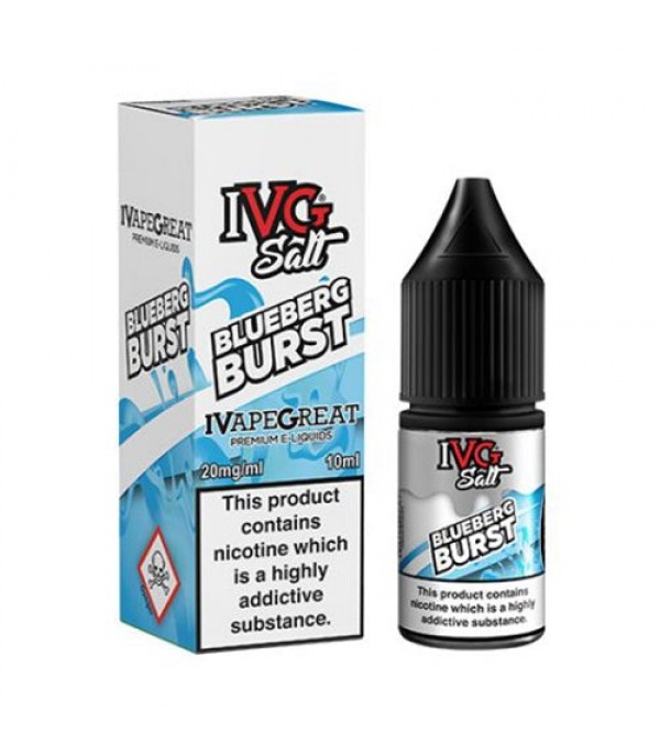 Blueberg Burst 10ml Nic Salt By IVG