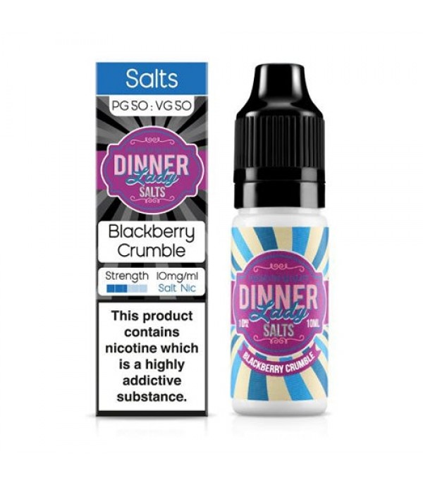 Blackberry Crumble 10ml Nic Salt By Dinner Lady