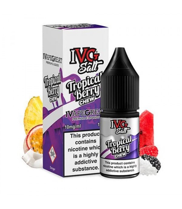 Tropical Berry Chew 10ml Nic Salt By IVG