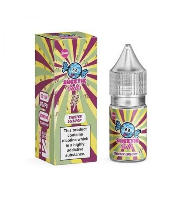 Twister Lolly Pop Nic Salt By Sweetie Salts 10ml