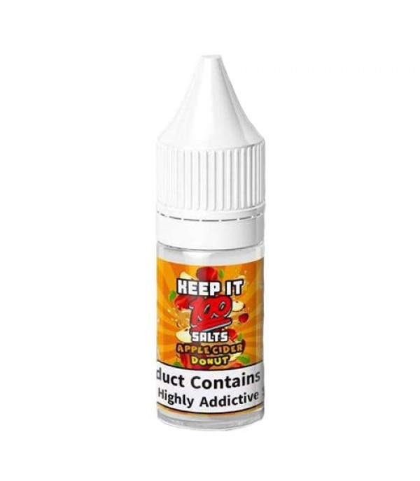 Apple Cider Donut 10ml Nic Salt By Keep It 100