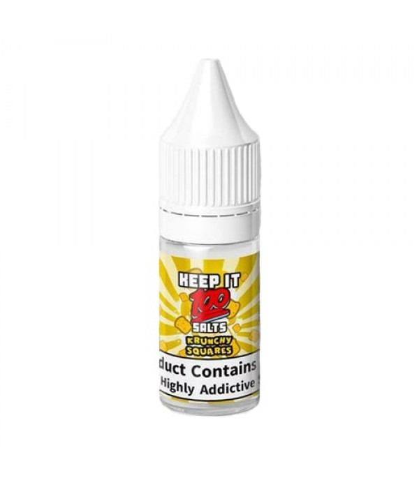 Krunchy Squares 10ml Nic Salt By Keep It 100