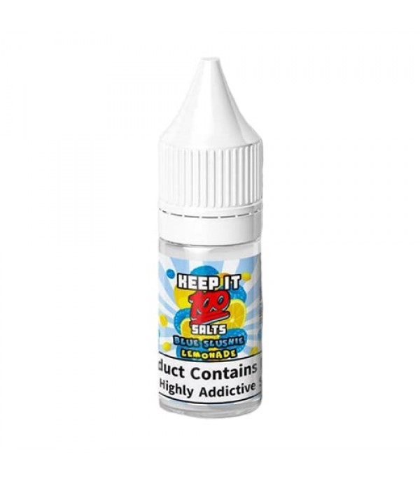 Blue Slushie Lemonade 10ml Nic Salt By Keep It 100