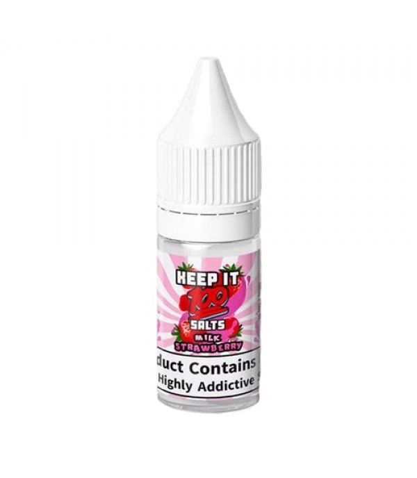 Milk Strawberry 10ml Nic Salt By Keep It 100