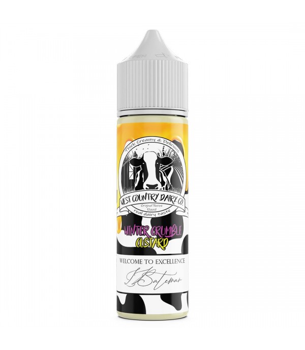 Winter Crumble & Custard 50ml Shortfill By West Country Dairy Co