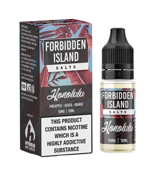 Honolulu 10ml Nic Salt By Forbidden Island