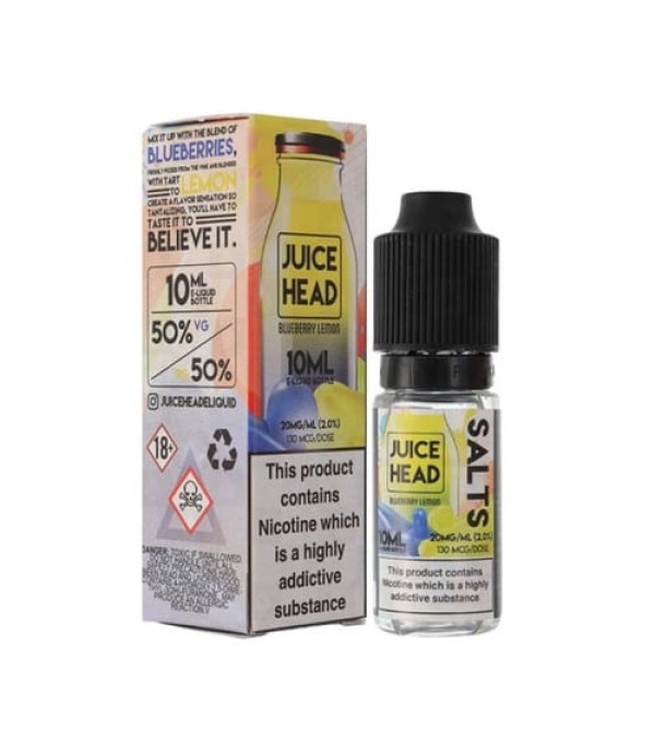 Blueberry Lemon 10ml Nic Salt By Juice Head