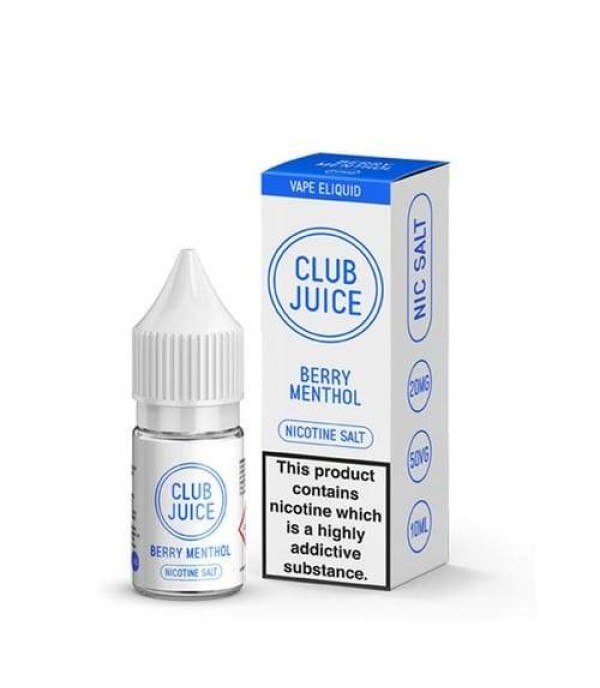 Club Juice - Berry Menthol Nic Salt 10ml 20mg