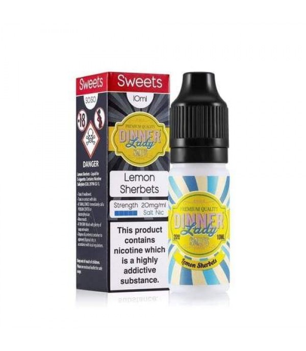 Dinner Lady Lemon Sherbets Nic Salt 10ml