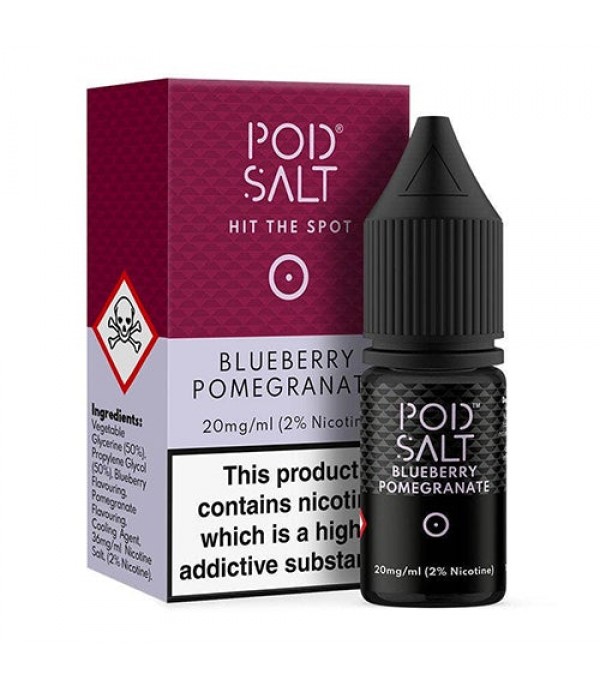 Blueberry Pomegranate 10ml Nic Salt By Pod Salt