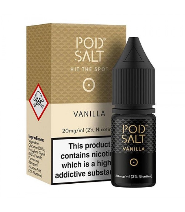 Vanilla 10ml Nic Salt By Pod Salt