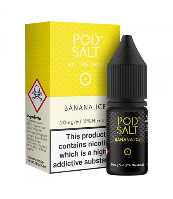 Banana Ice 10ml Nic Salt By Pod Salt