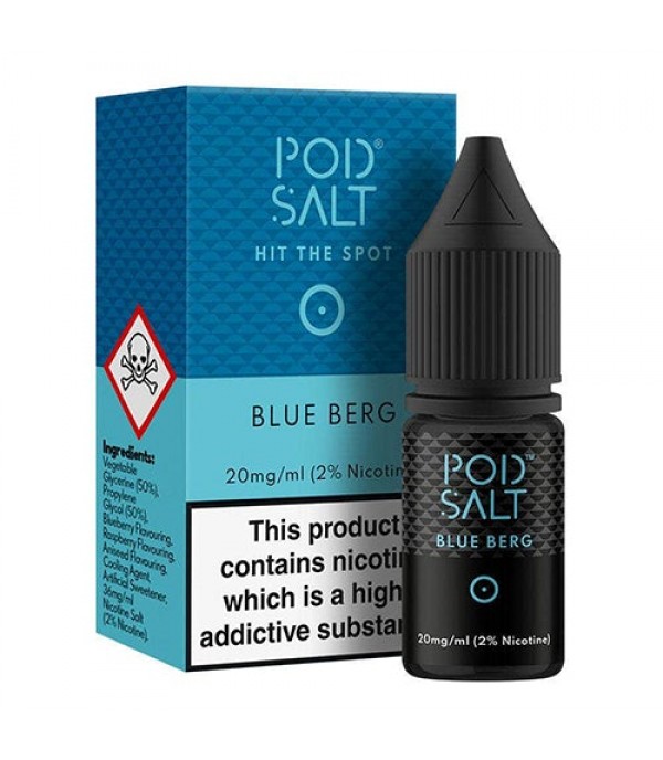 Blue Berg 10ml Nic Salt By Pod Salt