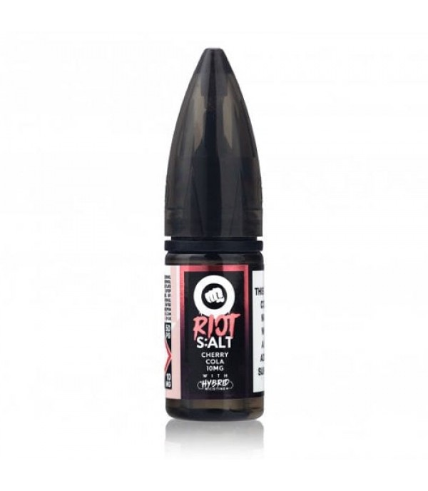 Cherry Cola 10ml Hybrid Nic Salt By Riot Squad