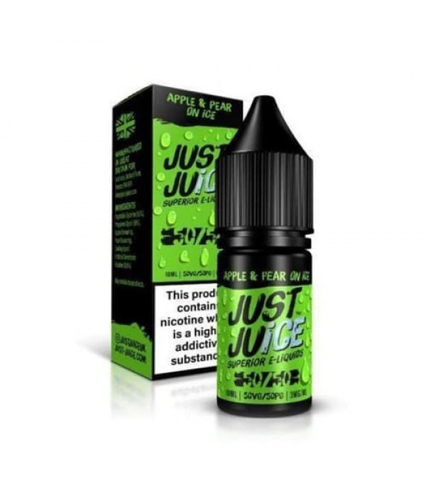 Apple & Pear On Ice By Just Juice 10ml Eliquid