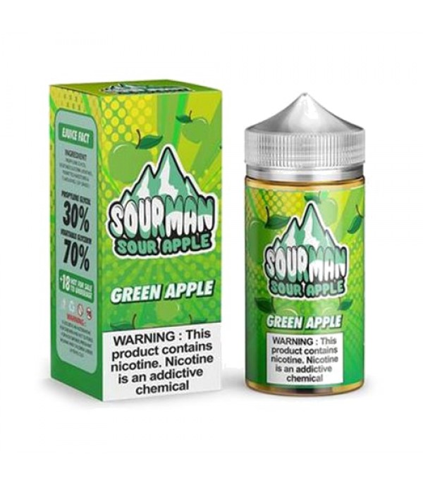 Sour Green Apple 200ml Shortfill By Sour Man
