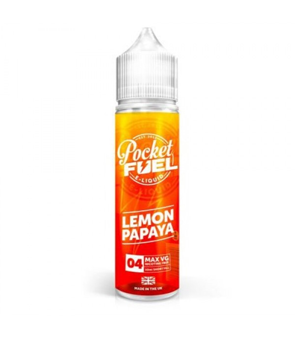 Lemon & Papaya 50ml Shortfill By Pocket Fuel