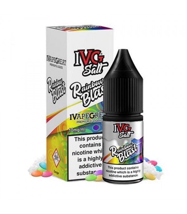 Rainbow Blast 10ml Nic Salt By IVG