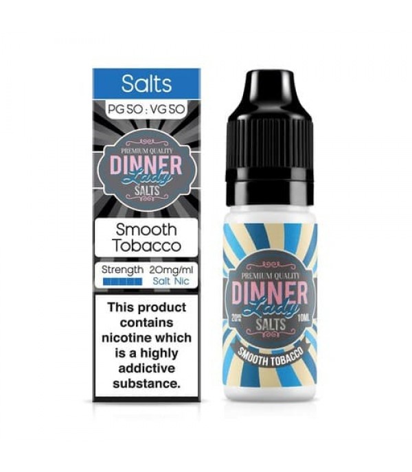 Smooth Tobacco 10ml Nic Salt By Dinner Lady