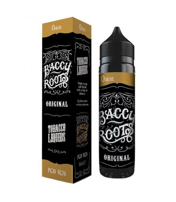 Original Tobacco 50ml Shortfill By Baccy Roots