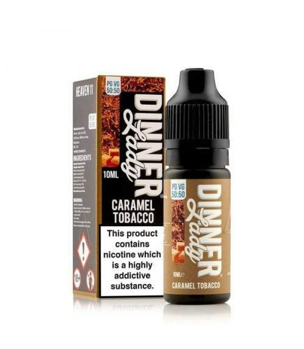 Dinner Lady Caramel Tobacco 10ml E Liquid