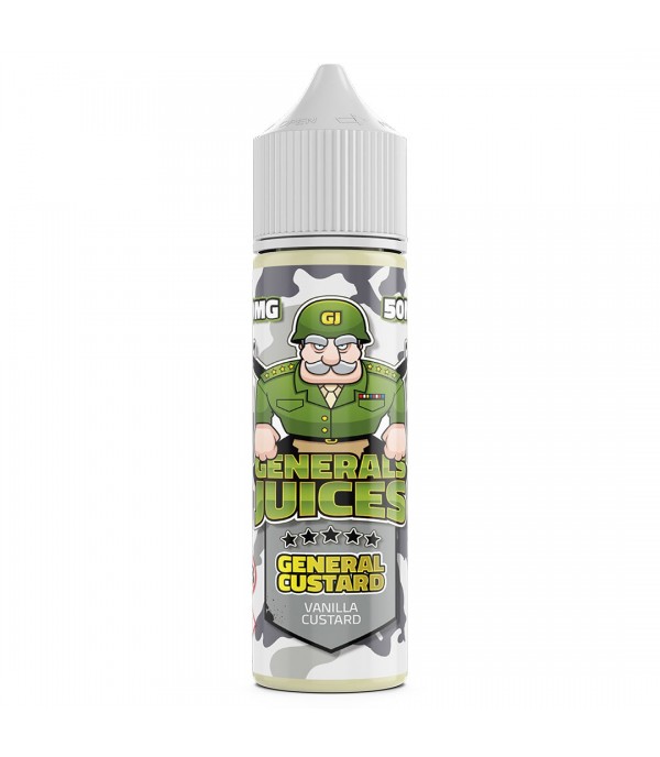 Generals Juices - General Custard 50ml Shortfill