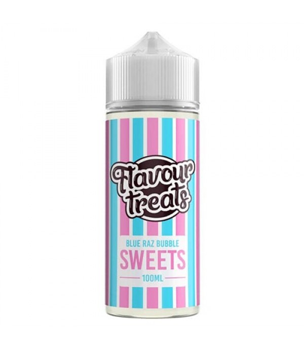 Blue Raz Bubble 100ml Shortfill by Flavour Treats Sweets