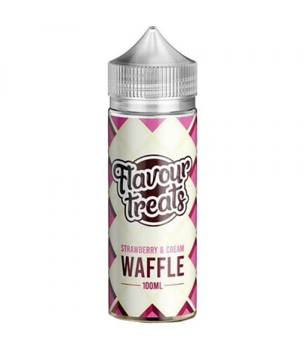 Strawberry And Cream Waffle 100ml Shortfill by Flavour Treats