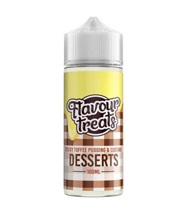 Sticky Toffee Pudding & Custard 100ml Shortfill by Flavour Treats Desserts