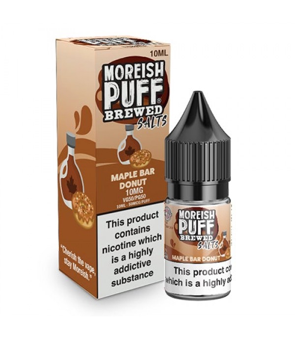 Maple Bar Donut Nic Salt By Moreish Puff Brewed 10ml