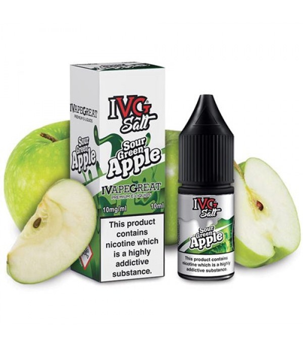 Sour Green Apple 10ml Nic Salt By IVG